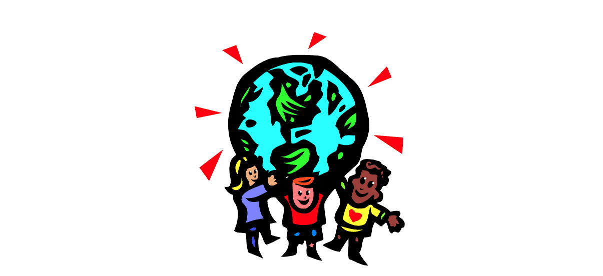 Globe and kids